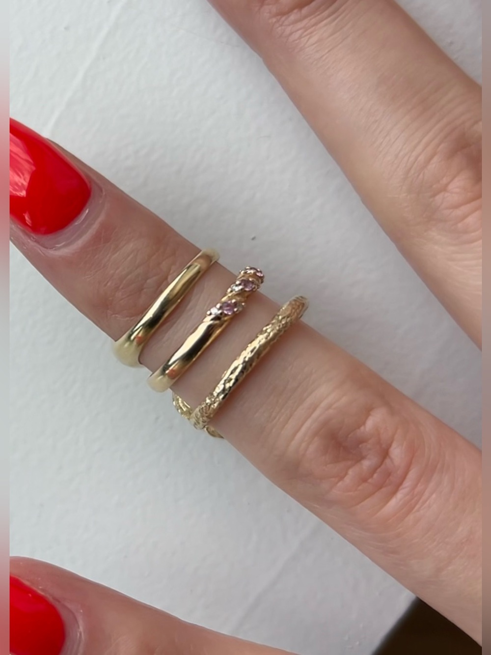 Sofia Zakia Saturn’s Garland Ring, Rose Gold, Size 5 - Picture 10 of 10